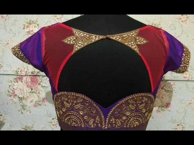Latest Style and Modern Patch Work Blouse Designs