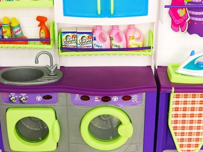 Laundry Washer and Dryer Playset for Kids