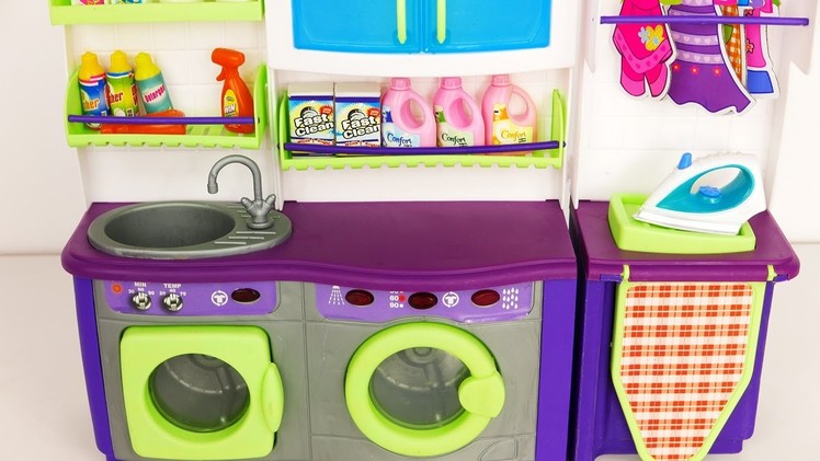 Laundry Washer and Dryer Playset for Kids