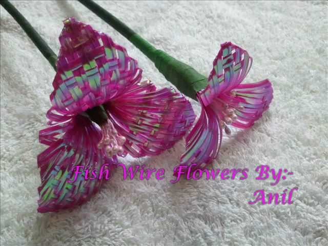 Learn How To Make Fish wire flowers