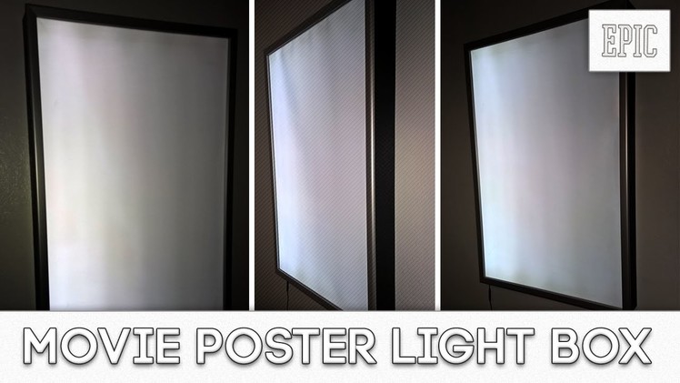 My Next Project: Movie Poster Box Light