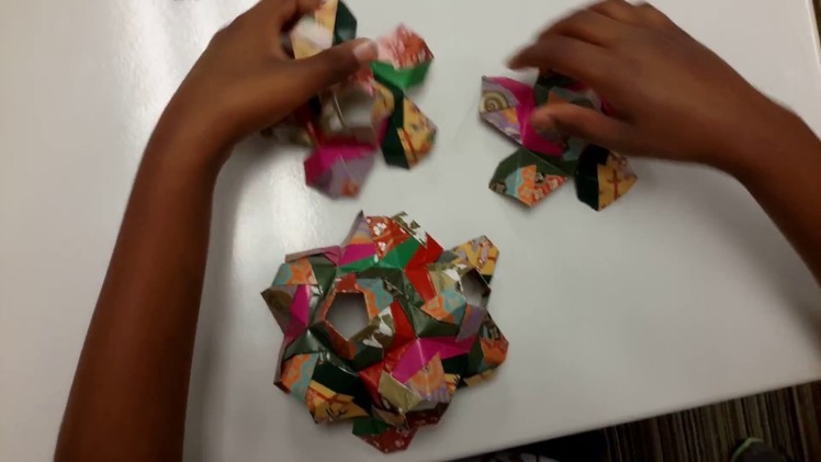 Origami Fiesta Kusudama - by Tanish