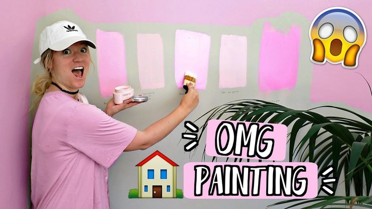 Painting my house PINK?! AlishaMarieVlogs