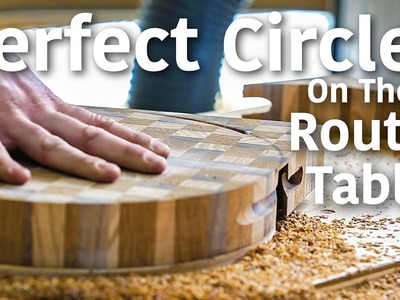 Router Table Circle Jig - Making A Round Cutting Board