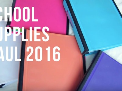 School supplies haul 2016
