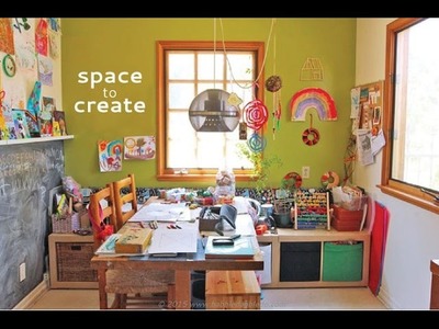 Space to Create: A Home Art Studio for Kids