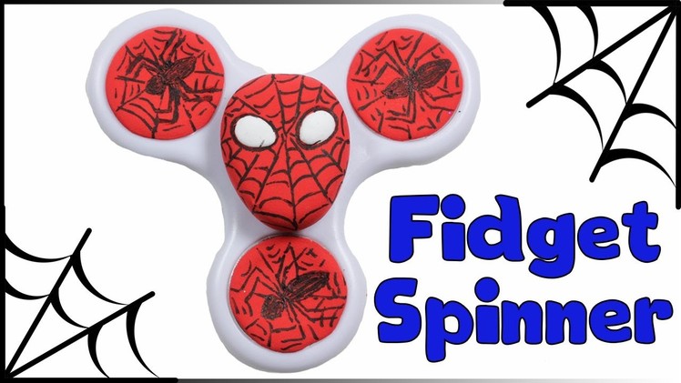 Spider-Man Fidget Spinner | How To Decorate Spinner