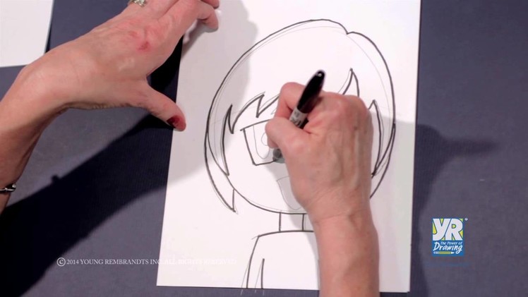 Teaching Kids How to Draw: How to Draw a Manga Character