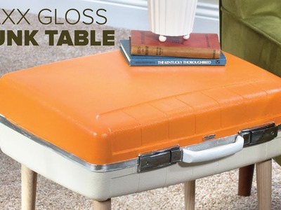 Transform a Suitcase Into a Retro Side Table