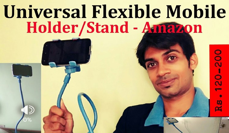 Universal Flexible Mobile Phone Holder.Stand-ApeCases: Unboxing: Hands on: Review: Amazon