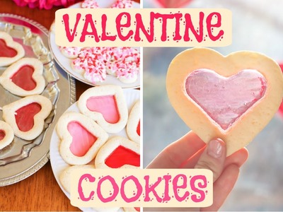 Valentine's Jolly Rancher Window Cookies!