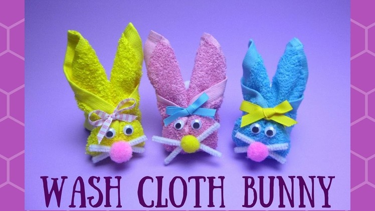 Wash Cloth Bunny - Easter Crafts