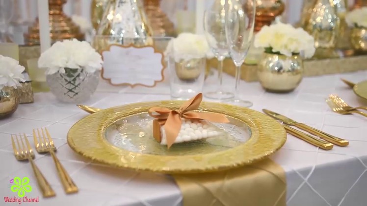 WEDDING DECORATIONS IDEAS || WEDDING CEREMONY DECORATIONS ||GOLD AND WHITE OPULENCE WEDDING