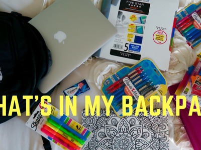 Whats in my Backpack. School Supplies Haul