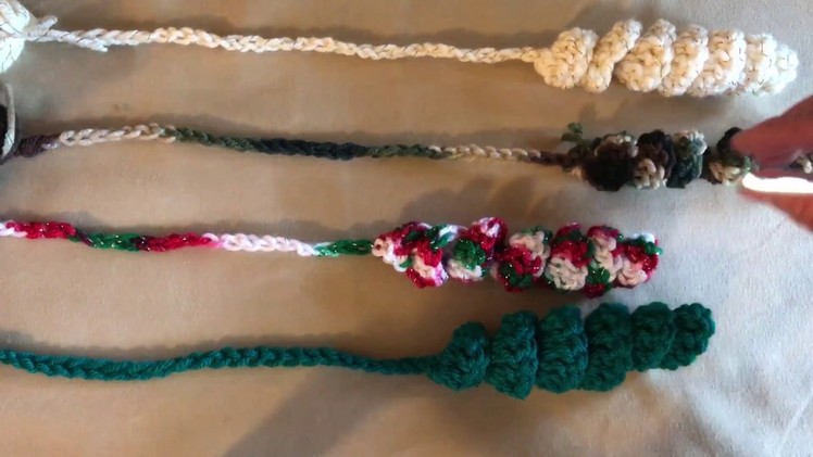 (7) How to Crochet a Bookmark (Worm)