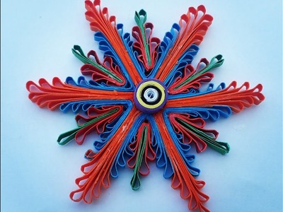 COPENHAGEN FLOWERS QUILLING paper strips quilling flower use of comb by art life
