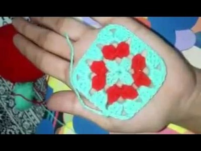 Crochet flower tutorial VERY EASY