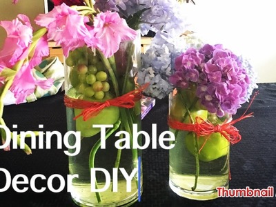Dining Table Decor DIY