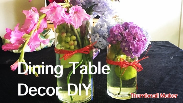 Dining Table Decor DIY
