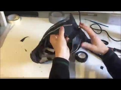 DIY: Black Panther mask part 3-zip+2nd coat of paint: free templates