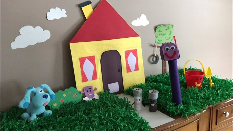 DIY Blue's Clues House  a Cool Kids Birthday Party Decoration