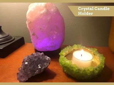 DIY | Crystal Candle Holder