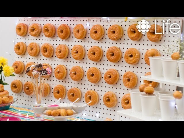 DIY Doughnut Pegboard and Bar | CBC Life