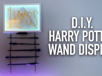 DIY Harry Potter Wand Display