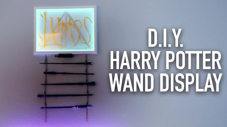 DIY Harry Potter Wand Display