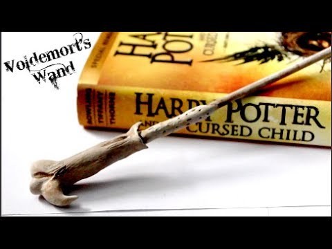 DIY Lord Voldemort's Wand| Polymer Clay Tutorial