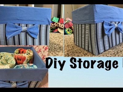 DIY Organization | Storage Bin | Storage Box !!!!