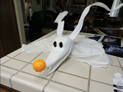 DIY Zero the Ghost Dog Prop from Nightmare Before Christmas