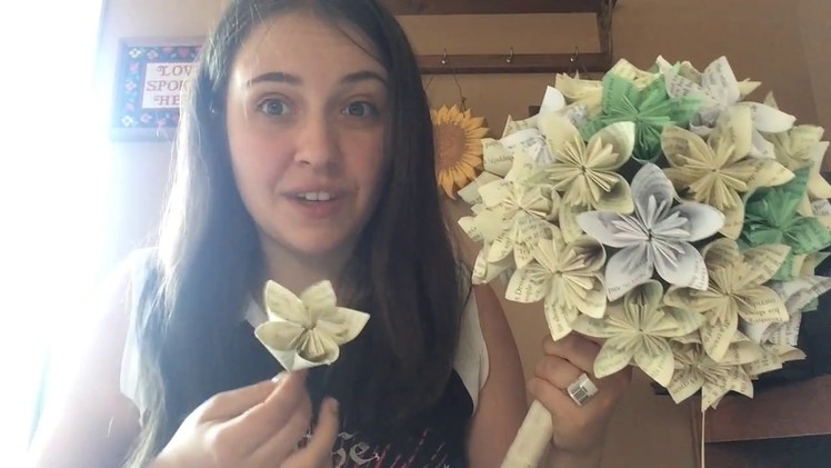 Easy Origami Wedding Bouquet Part 2 | DIY | Budget | Crafts | Fun | Creative | Harry Potter