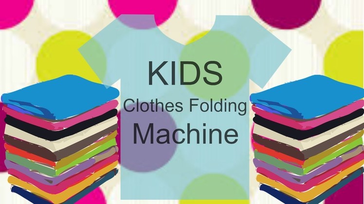HACK | Kids Folding Clothes Card Board | DIY Clothes Folding Board for kids