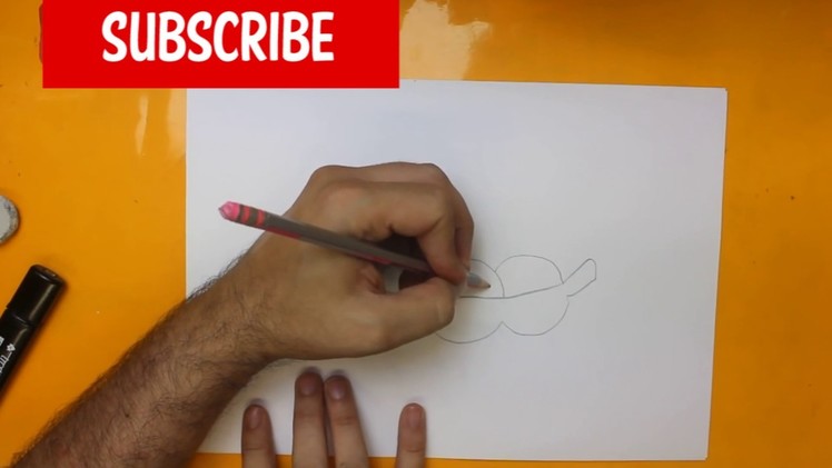 HOW TO DRAW A GREEN PEAS CUTE, Easy step by step drawing lessons for kids