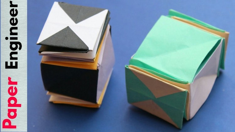 How to make a origami magic spiral cube