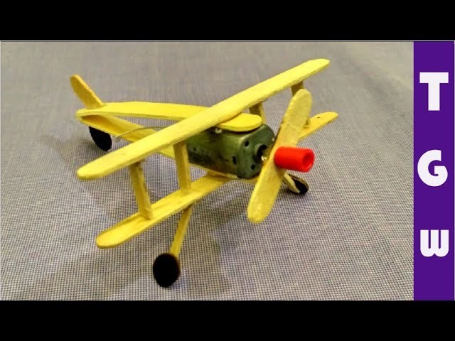 How to make a plane with dc motor - toy wooden airplane diy download | wooden model airplanes