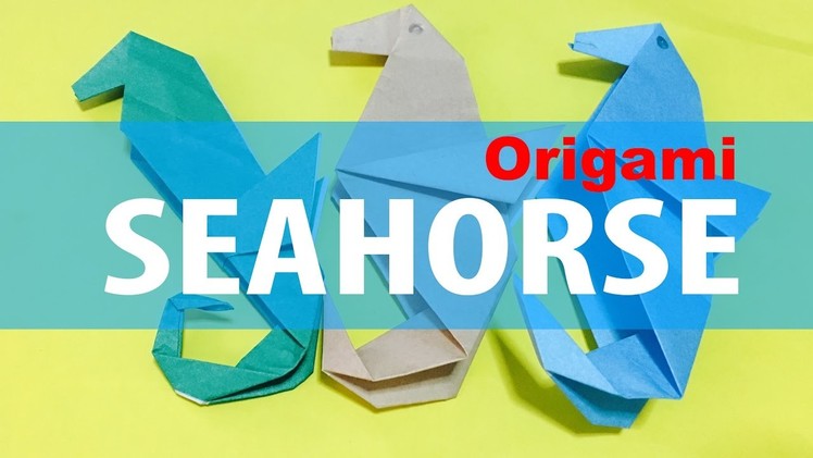How to Make a Simple Seahorse l Origami