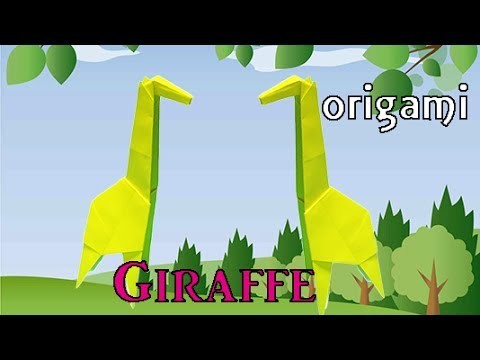 How To Make Origami Animal Easy for Kids but Cool | Paper Giraffe DIY Craft step by step