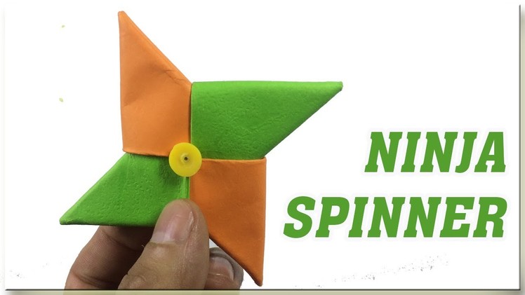 How to make PAPER Fidget Spinner without Bearing - Easy DIY Tutorial
