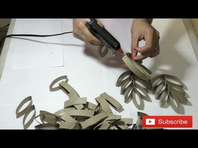 How to recycled toilet paper rolls into home decor | Wall Decor | DIY | Crafts | Arts
