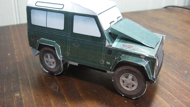 Land Rover Defender Papercraft