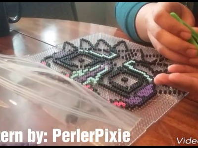 Making Majora's Mask with Perler Beads