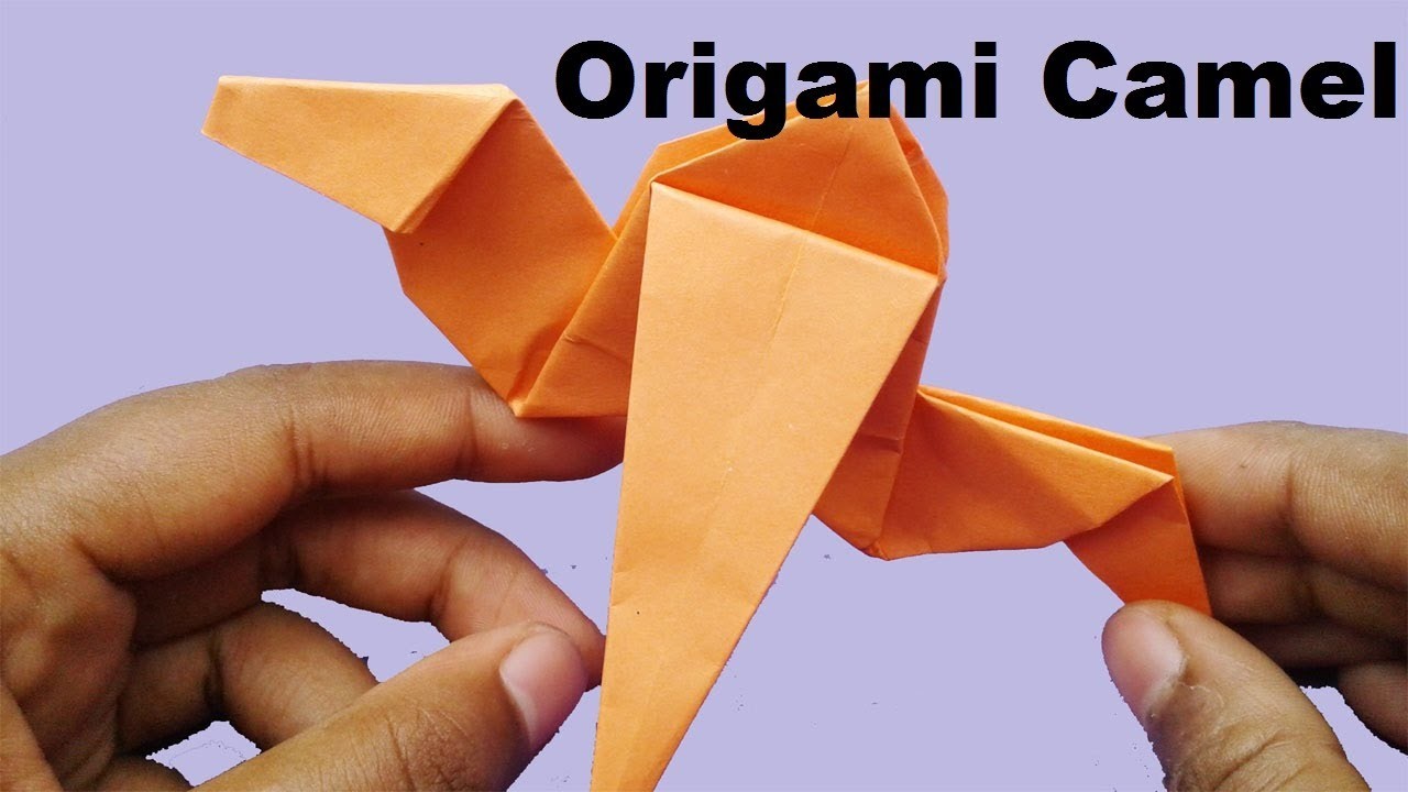 Origami Camel।How To Make an Origami Camel For Beginar।Origami Camel ...