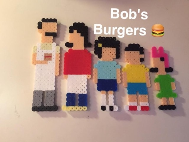 Perler Bead Bob's Burgers