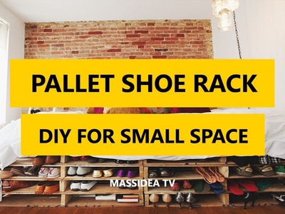45+ Creative Pallet Shoe Rack DIY for Small Space 2017
