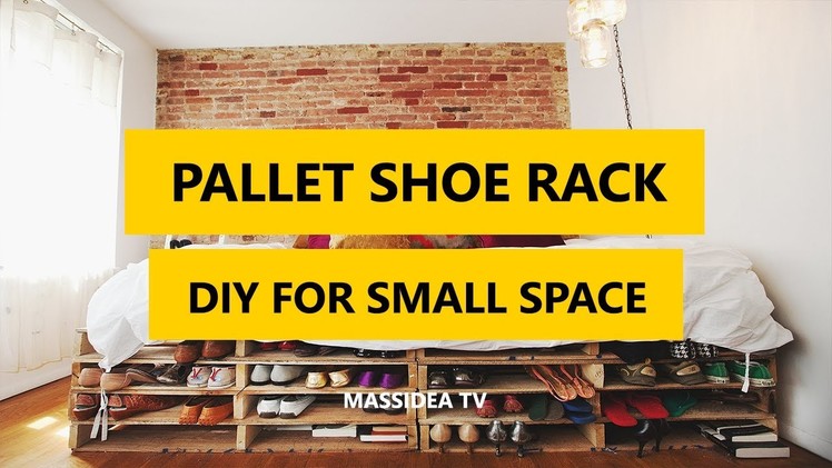 45+ Creative Pallet Shoe Rack DIY for Small Space 2017