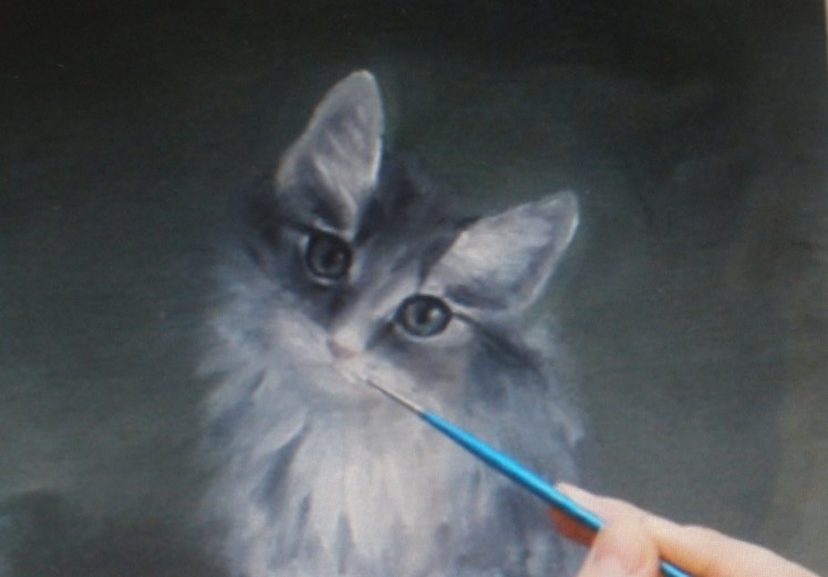 Cat (Speed Painting) by Olena Ivanytska
