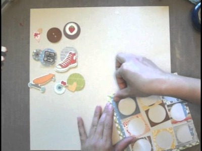 Create a Shadowbox Grid on your Scrapbook Page