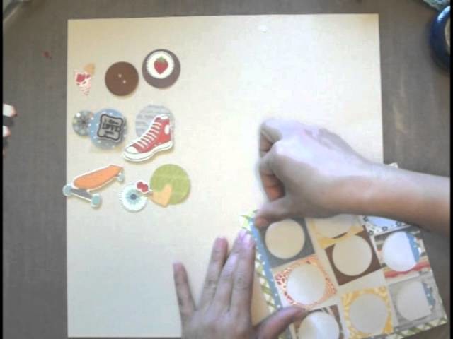 Create a Shadowbox Grid on your Scrapbook Page